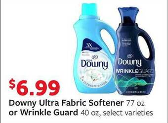 Fareway Downy Ultra Fabric Softener Or Wrinkle Guard offer
