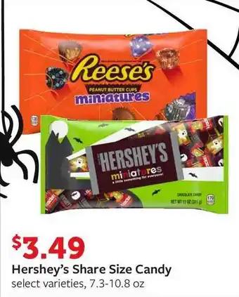 Fareway Hershey's Share Size Candy offer