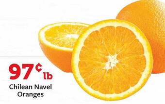 Fareway Chilean Navel Oranges offer