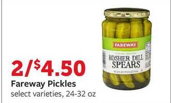 Fareway Fareway Pickles offer