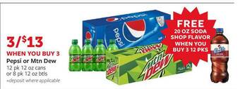 Fareway Pepsi Or Mtn Dew offer