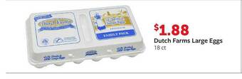 Fareway Dutch Farms Large Eggs offer