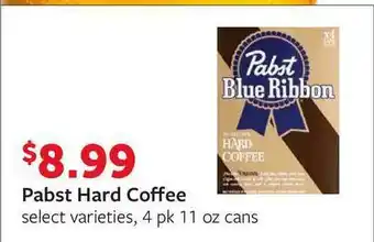 Fareway Pabst Hard Coffee offer