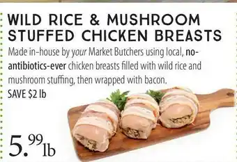 Market of Choice Wild Rice & Mushroom Stuffed Chicken Breasts offer