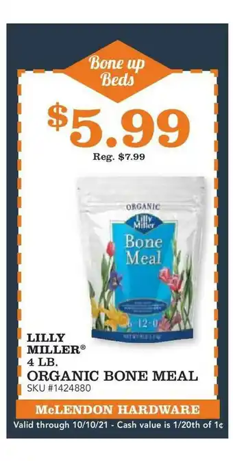 Lilly Miller® 4 Lb. Organic Bone Meal