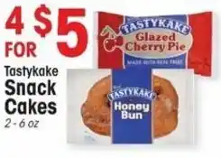IGA Tastykake Snack Cakes 2-6 oz offer