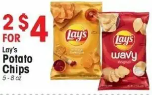 IGA Lay's Potato Chips 5-8 oz offer