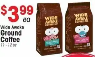 IGA Wide Awake Ground Coffee 11-12 oz offer