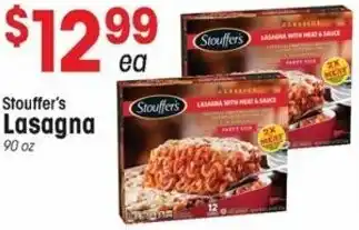 IGA Stouffer's Lasagna 90 oz offer