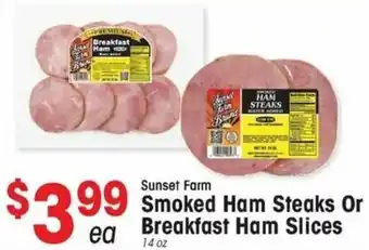 IGA Smoked Ham Steaks Or Breakfast Ham Slices 14 oz offer