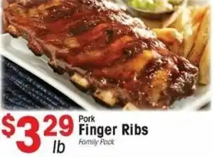 IGA Pork Finger Ribs offer