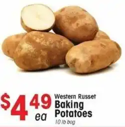IGA Western Russet Baking Potatoes offer