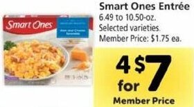 Safeway Smart Ones Entrée offer