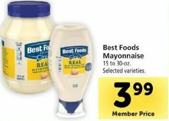 Safeway Best Foods Mayonnaise offer
