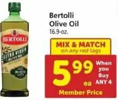 Safeway Bertolli Olive Oil 16.9 oz offer