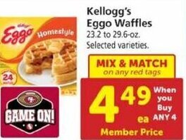 Safeway Kellogg's Eggo Waffles offer