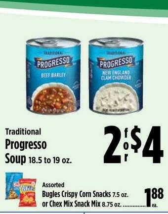 KTA Super Stores Traditional Progresso Soup offer