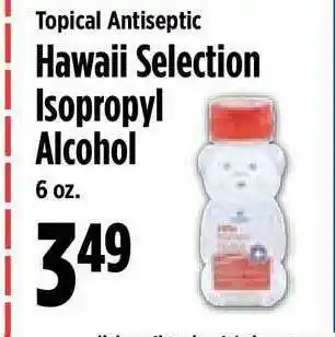 KTA Super Stores Topical Antiseptic Hawaii Selection Isopropyl Alcohol offer