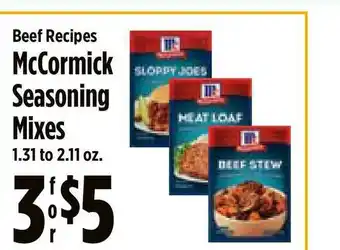 KTA Super Stores Beef Recipes Mccormick Seasoning Mixes offer