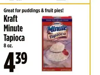 KTA Super Stores Great For Puddings & Fruit Pies! Kraft Minute Tapioca offer