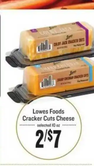 Lowes Foods Lowes Foods Crackers Cuts Cheese offer