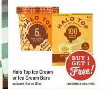 Lowes Foods Halo Top Ice Cream Or Ice Cream Bars offer