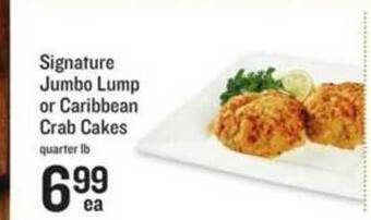 Lowes Foods Signature Jumbo Lump Or Caribbean Crab Cakes offer