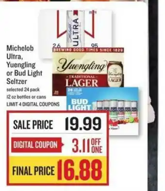 Lowes Foods Michelob Ultra Yuengling Or Bud Light Seltzer offer