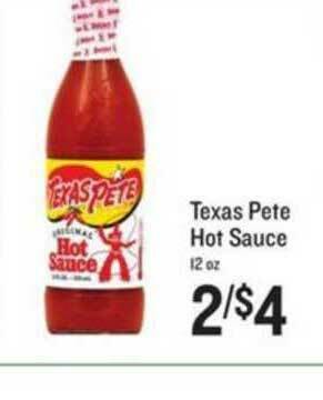 Lowes Foods Texas Pete Hot Sauce offer