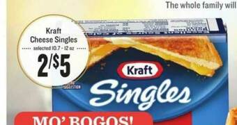 Lowes Foods Kraft Cheese Singles offer