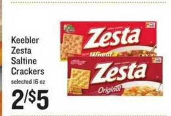 Lowes Foods Keebler Zesta Saltine Crackers offer
