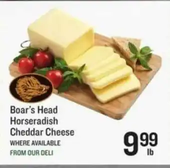 Lowes Foods Boar's Head Horseradish Cheddar Cheese offer