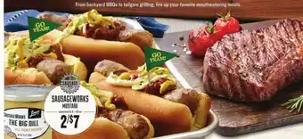 Lowes Foods Sausage Works Mustard offer