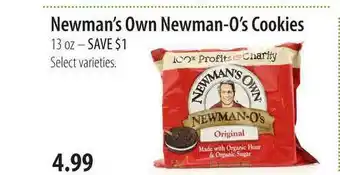 Market of Choice Newman's Own Newman-o's Cookies offer