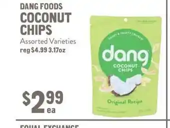New Seasons Market Dang Foods Coconut Chips offer