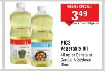 Price Chopper Pics Vegetable Oil offer