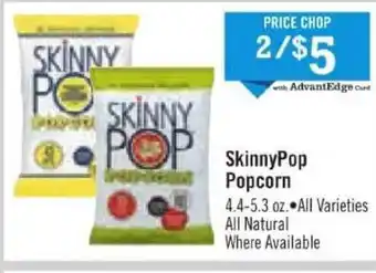 Price Chopper Skinnypop Popcorn offer