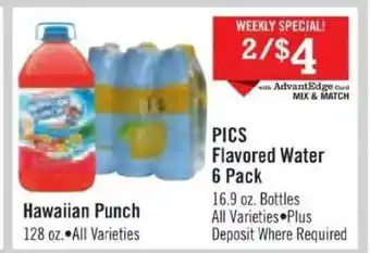 Price Chopper Hawaiian Punch Pics Flavored Water 6 Pack offer