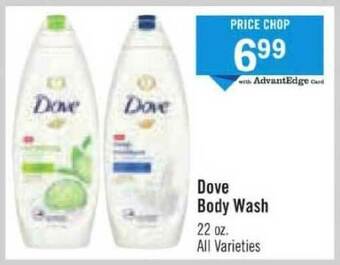 Price Chopper Dove Body Wash offer