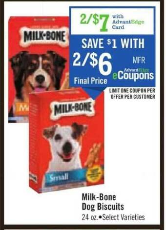 Price Chopper Milk-bone Dog Biscuits offer