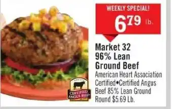 Price Chopper Market 32 96% Lean Ground Beef offer