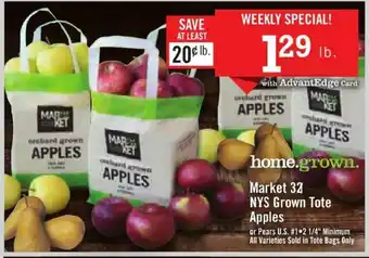 Price Chopper Market 32 Nys Grown Tote Apples offer