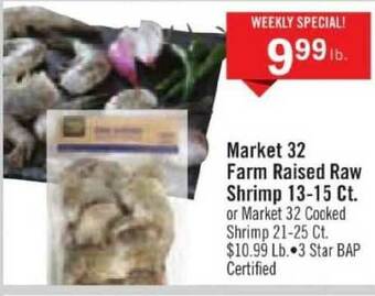 Price Chopper Market 32 Farm Raised Raw Shrimp offer