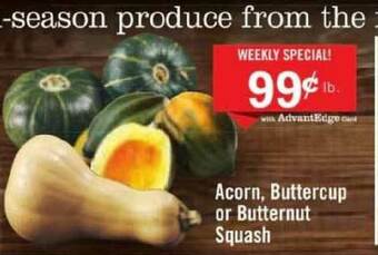 Price Chopper Acorn Buttercup Or Butternut Squash offer