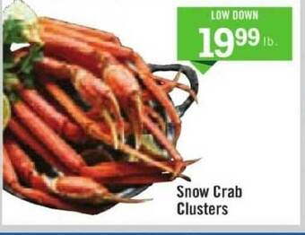 Price Chopper Snow Crab Clusters offer