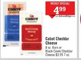 Price Chopper Cabot Cheddar Cheese offer