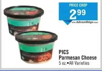 Price Chopper Pics Parmesan Cheese offer