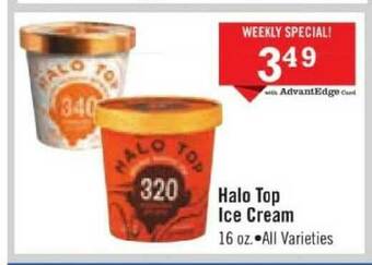 Price Chopper Halo Top Ice Cream offer