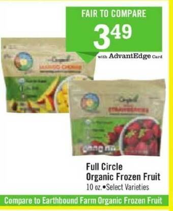 Price Chopper Full Circle Organic Frozen Fruit offer