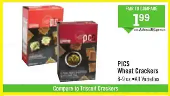 Price Chopper Pics Wheat Crackers offer